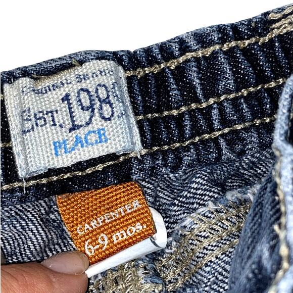 Baby Boy Flannel Long Sleeve Top, Jeans and Orange Zip up Hoodie Outfit - Picture 7 of 11